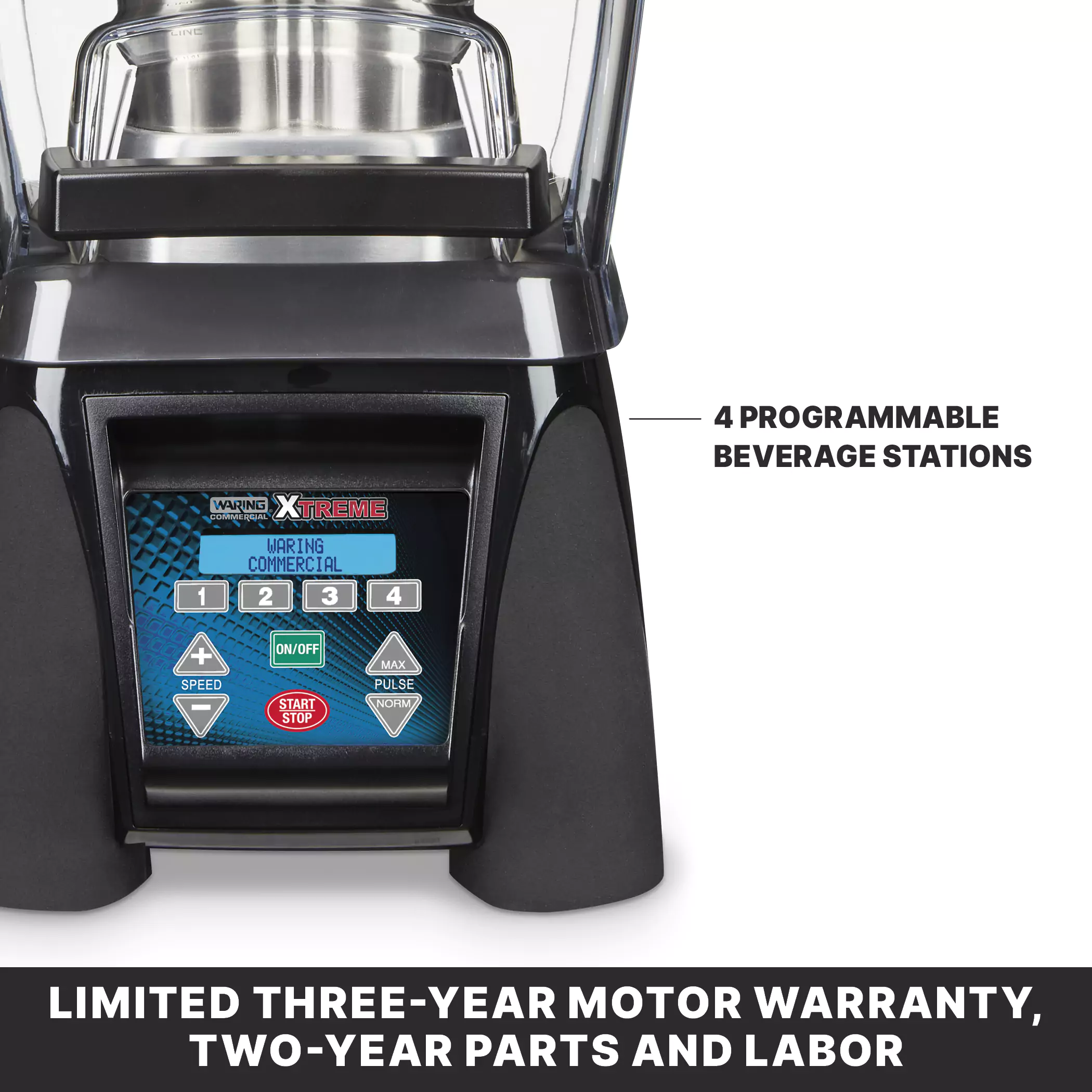 Xtreme Programmable Blender with 64 oz. Stainless Steel Container and Sound Enclosure